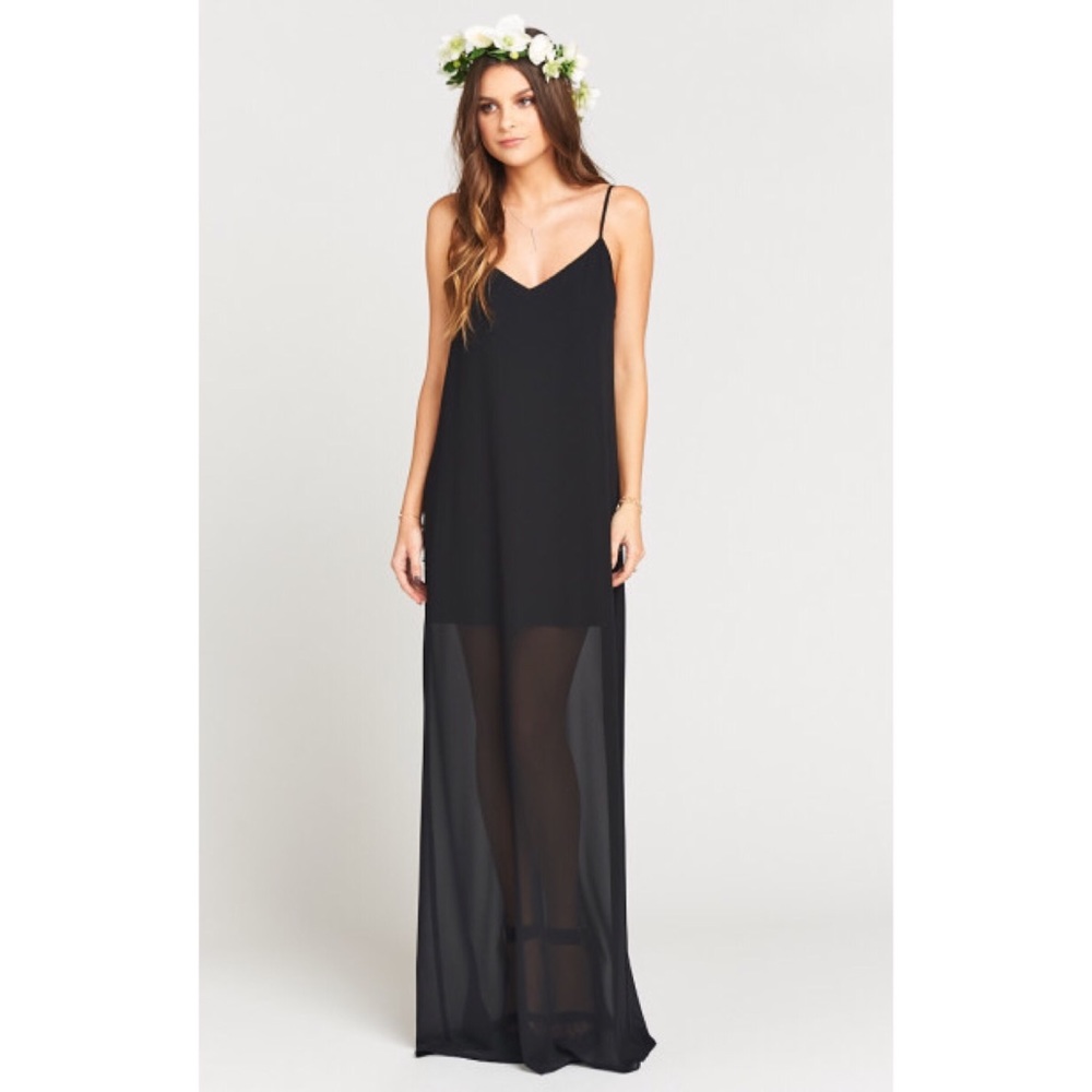 NWOT show me your mumu Jolie black chiffon
